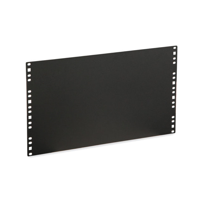 Kendall Howard 1901-1-101-06 — Cold Roll Steel (CRS) Panel, Front 19.000" L x 10.470" W x 0.600" H (482.60mm x 265.94mm x 15.24mm) Black