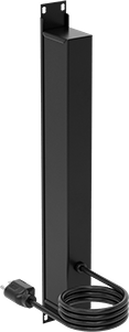 Rack-Mount Outlet Strip, 8 Back Outlets, 6 Feet Long Cord