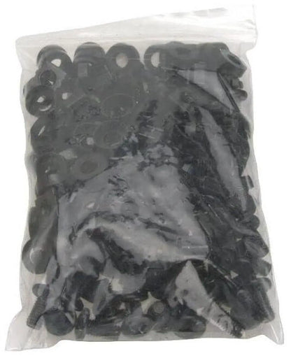 Cables Direct Online 50-Pack M6 Rack Mount Cage Nuts & Screws with Washers