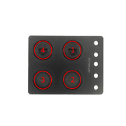 Rack mounted connector ports