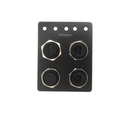 Rack mounted connector ports