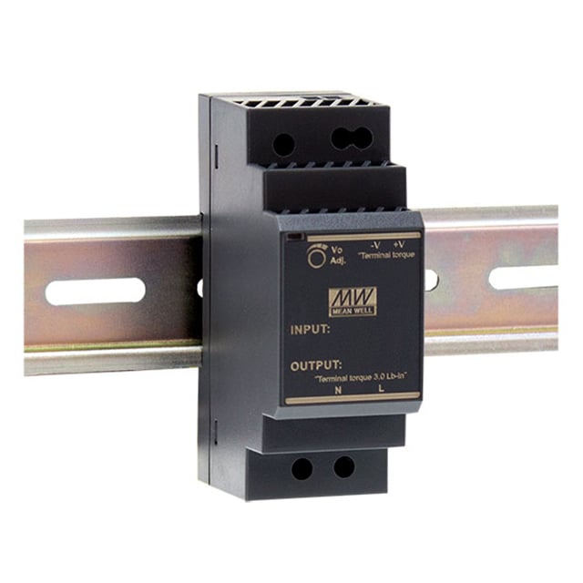 MEAN WELL USA Inc. HDR-30-5 — AC or DC DIN Rail Power Supply 1 Output 5V 3A