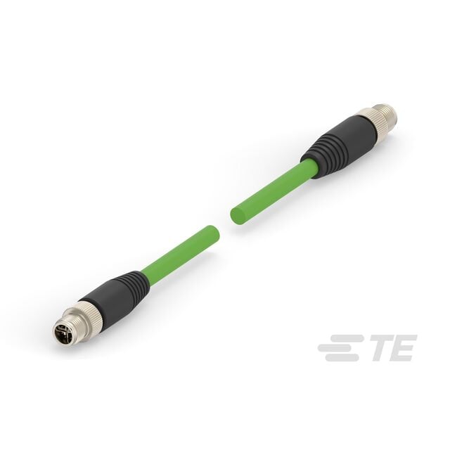 TE Connectivity AMP Connectors TAX38721112-004 — Circular Cable Assembly Shielded 9.84' (3.00m)