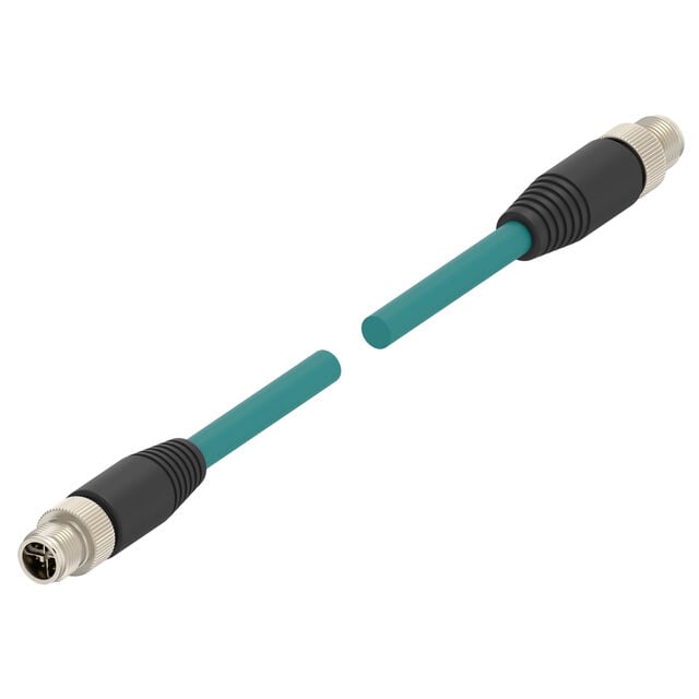 TE Connectivity AMP Connectors TAX3872A202-005 — Circular Cable Assembly Shielded 16.40' (5.00m)