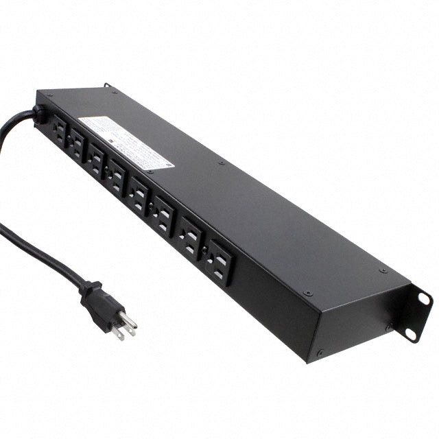 Bud Industries POS-194-S — PDU, Surge Protector 450J Rack, Horizontal