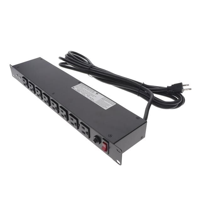 Bud Industries POS-195-S — PDU, Surge Protector 450J Rack, Horizontal