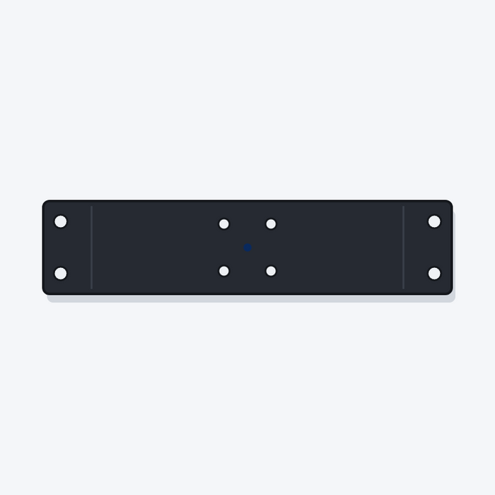 1U NUC VESA Rack Mount Plate